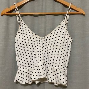 Kortni Jeane Peplum U-Scoop Back Swim Top